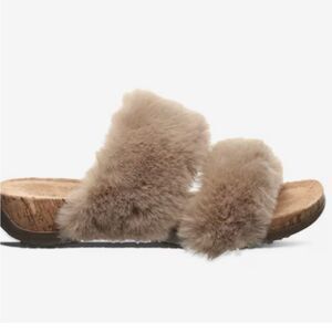 BearPaw Analia Slide Sandal- Brown